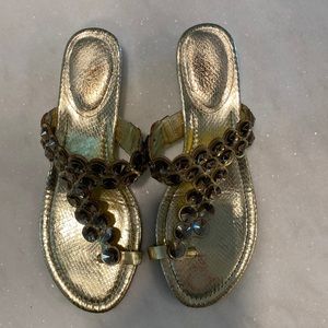 Vince Camuto beaded sandals